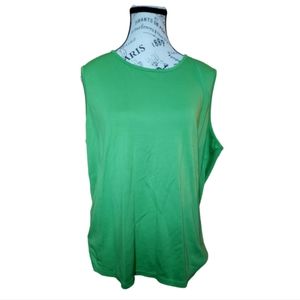 Drapers & Damons Women's Green Tank Top Size 1X